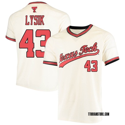 Texas Tech Red Raiders Jersey Custom Baseball Under Armour White