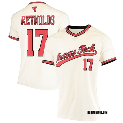 Texas Tech Red Raiders Pinstripe Baseball Replica Jersey in White, Size: M, Sold by Red Raider Outfitters