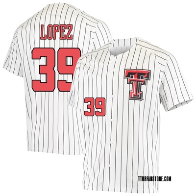 Under Armour Men's Texas Tech Red Raiders White Replica Baseball Jersey, Large