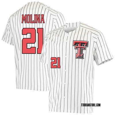 Under Armour Men's Cream Texas Tech Red Raiders Replica Baseball Jersey