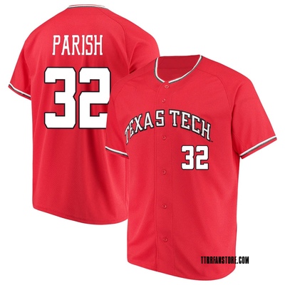 Custom Texas Tech Red Raiders Arch Replica Baseball Jersey in Grey, Size: 2X, Sold by Red Raider Outfitters