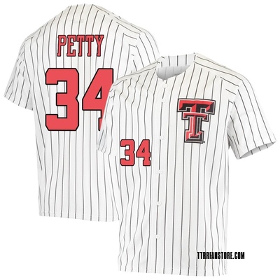 Texas Tech Red Raiders Pinstripe Baseball Replica Jersey – Red